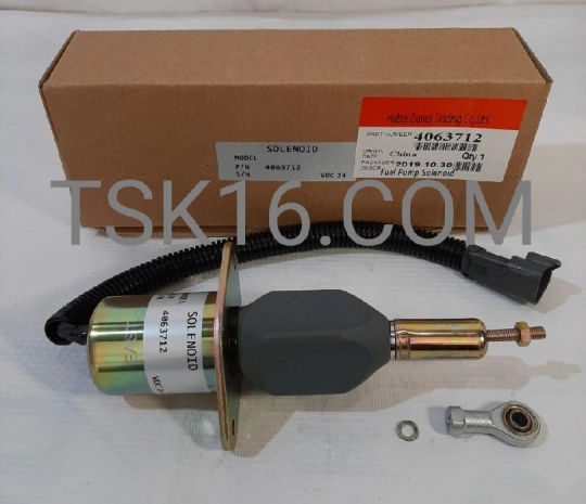 Соленоид (клапан отсечки топлива) 4063712 (4063502, 6743-81-9141) - 6CT (KOMATSU) (Аналог)